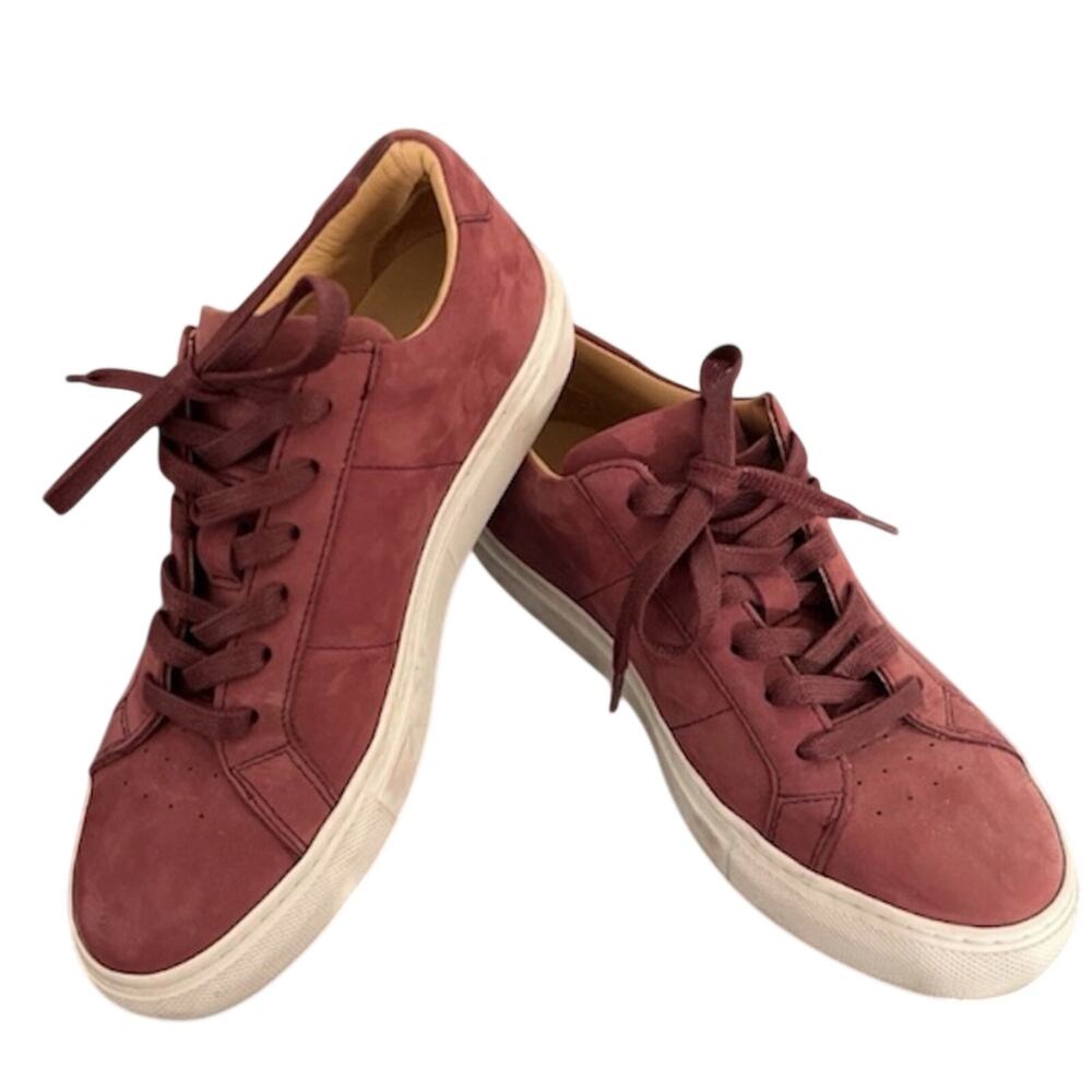 Greats suede Maroon Luxury Sneakers